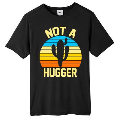 Retro Not A Hugger Funny Tall Fusion ChromaSoft Performance T-Shirt