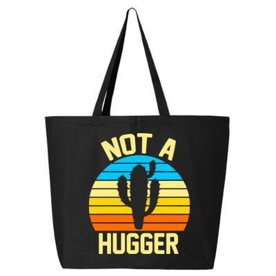 Retro Not A Hugger Funny 25L Jumbo Tote