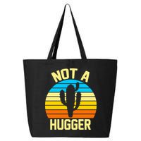 Retro Not A Hugger Funny 25L Jumbo Tote