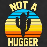 Retro Not A Hugger Funny 25L Jumbo Tote
