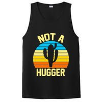 Retro Not A Hugger Funny PosiCharge Competitor Tank
