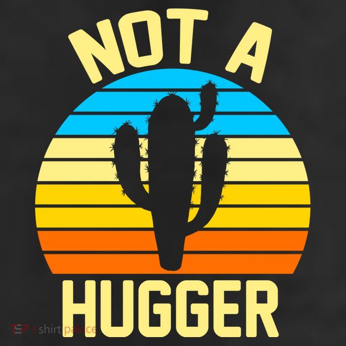Retro Not A Hugger Funny Trucker Hat