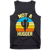 Retro Not A Hugger Funny Tank Top
