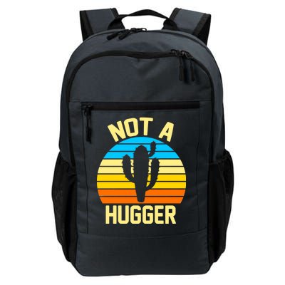 Retro Not A Hugger Funny Daily Commute Backpack