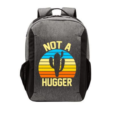 Retro Not A Hugger Funny Vector Backpack