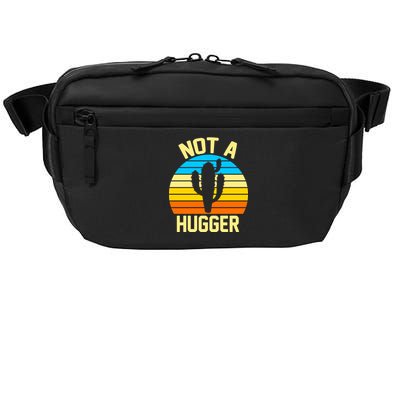 Retro Not A Hugger Funny Crossbody Pack