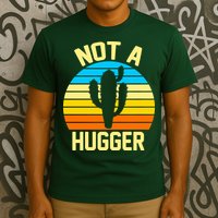 Retro Not A Hugger Funny T-Shirt