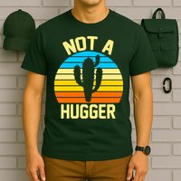 Retro Not A Hugger Funny T-Shirt