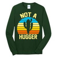 Retro Not A Hugger Funny Tall Long Sleeve T-Shirt