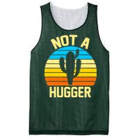 Retro Not A Hugger Funny Mesh Reversible Basketball Jersey Tank