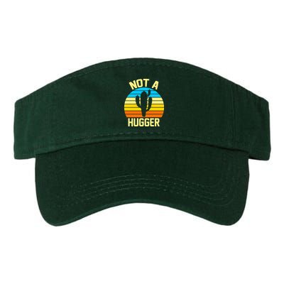 Retro Not A Hugger Funny Visor