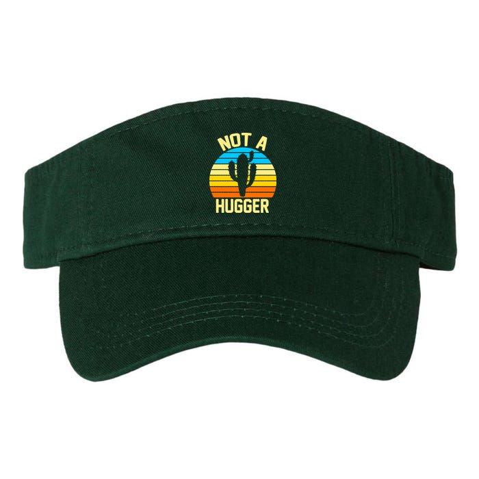 Retro Not A Hugger Funny Visor