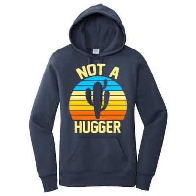 Retro Not A Hugger Funny Women's Pullover Hoodie