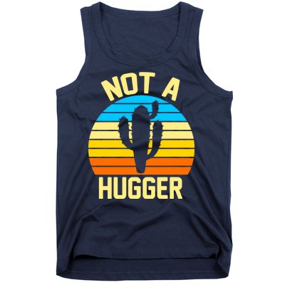 Retro Not A Hugger Funny Tank Top