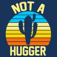 Retro Not A Hugger Funny Infant Baby Jersey Bodysuit