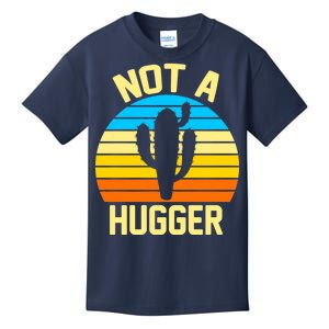 Retro Not A Hugger Funny Kids T-Shirt