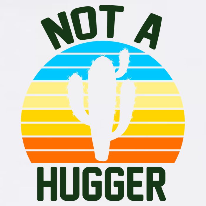 Retro Not A Hugger Funny Garment-Dyed Sweatshirt