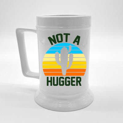 Retro Not A Hugger Funny Beer Stein