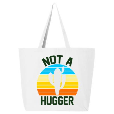 Retro Not A Hugger Funny 25L Jumbo Tote