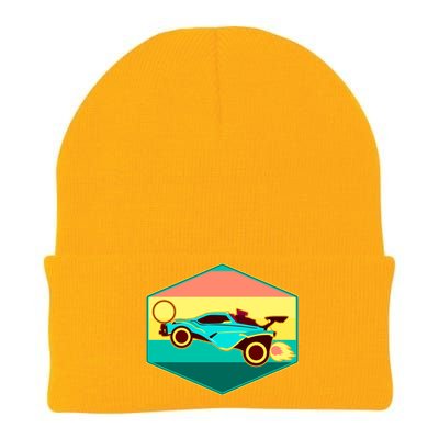 Retro Octane Rocket Soccer Vintage Knit Cap Winter Beanie