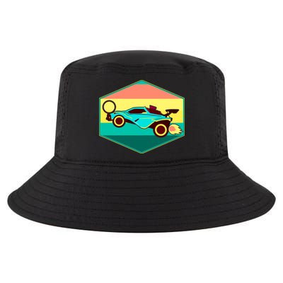 Retro Octane Rocket Soccer Vintage Cool Comfort Performance Bucket Hat