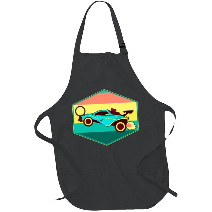 Retro Octane Rocket Soccer Vintage Apron