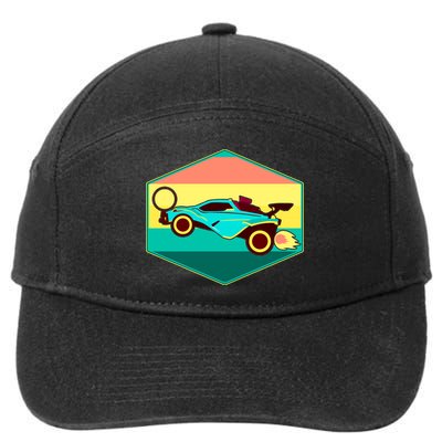 Retro Octane Rocket Soccer Vintage 7-Panel Snapback Hat