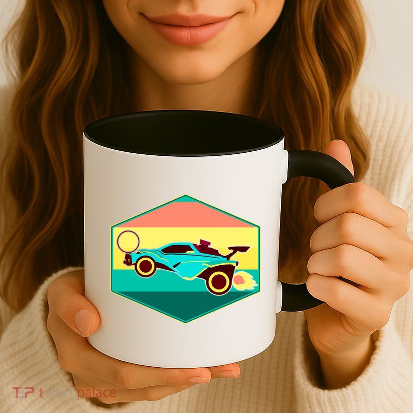 Retro Octane Rocket Soccer Vintage Mug