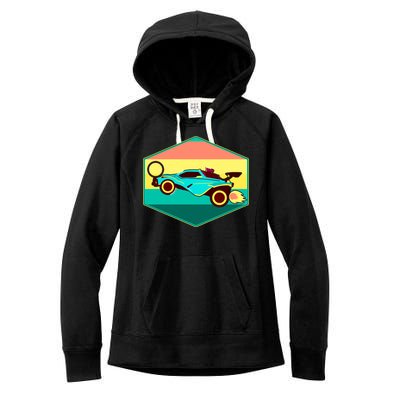 Retro Octane Rocket Soccer Vintage Women's Fleece Hoodie