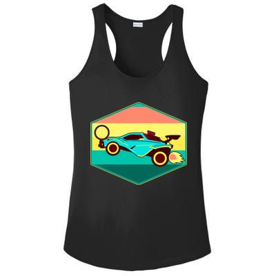 Retro Octane Rocket Soccer Vintage Ladies PosiCharge Competitor Racerback Tank