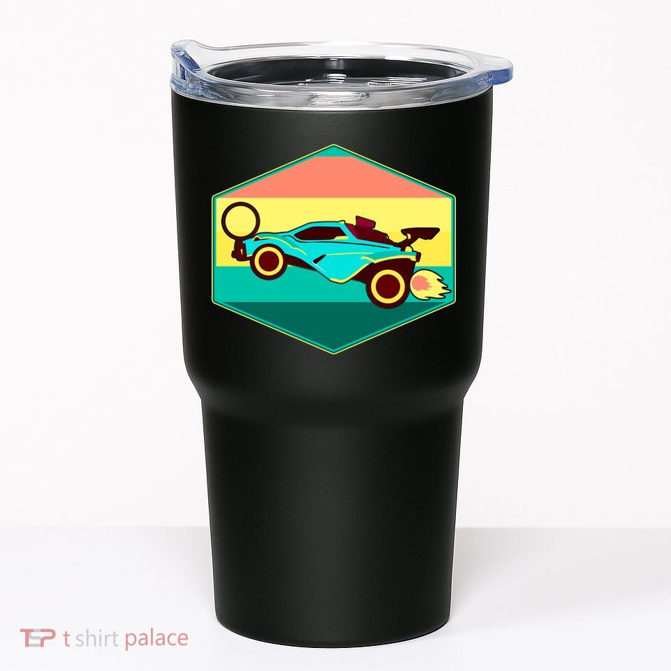 Retro Octane Rocket Soccer Vintage Tumbler