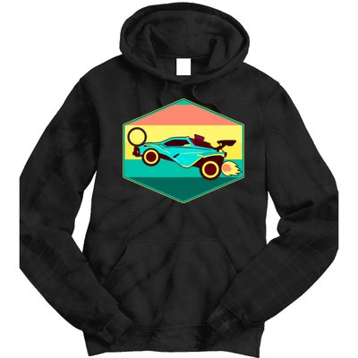 Retro Octane Rocket Soccer Vintage Tie Dye Hoodie