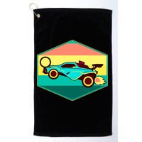 Retro Octane Rocket Soccer Vintage Golf Towel