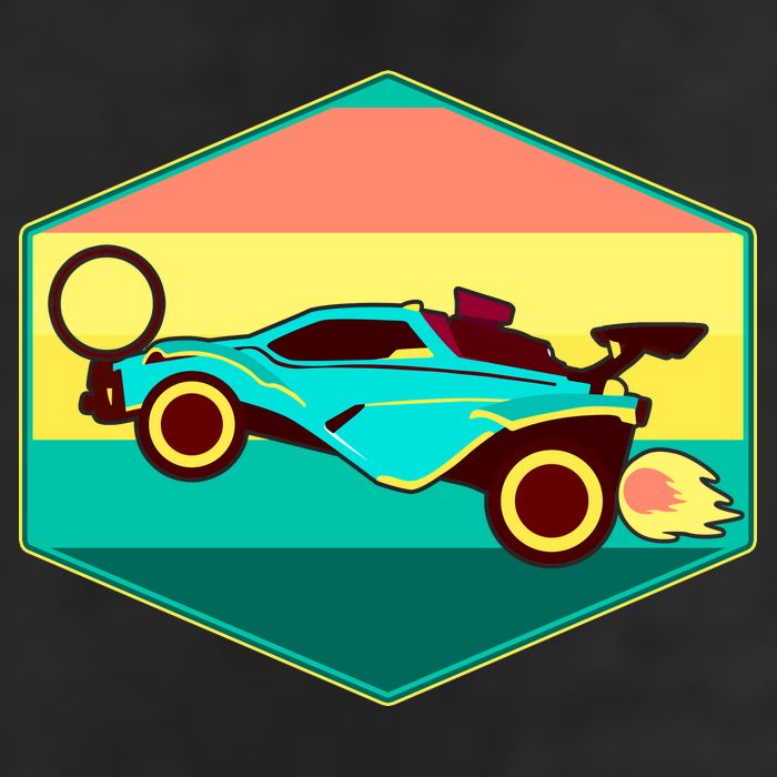 Retro Octane Rocket Soccer Vintage Golf Towel
