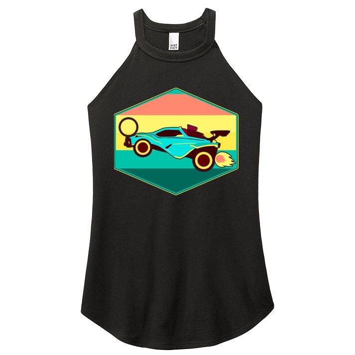 Retro Octane Rocket Soccer Vintage Women's Perfect Tri Rocker Tank