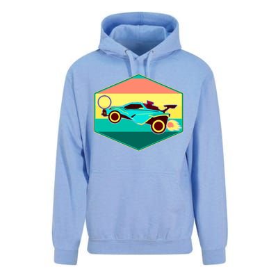 Retro Octane Rocket Soccer Vintage Unisex Surf Hoodie