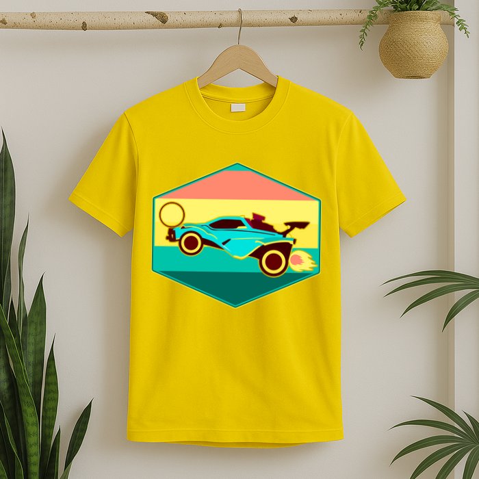 Retro Octane Rocket Soccer Vintage T-Shirt