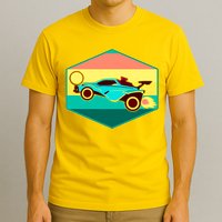 Retro Octane Rocket Soccer Vintage T-Shirt