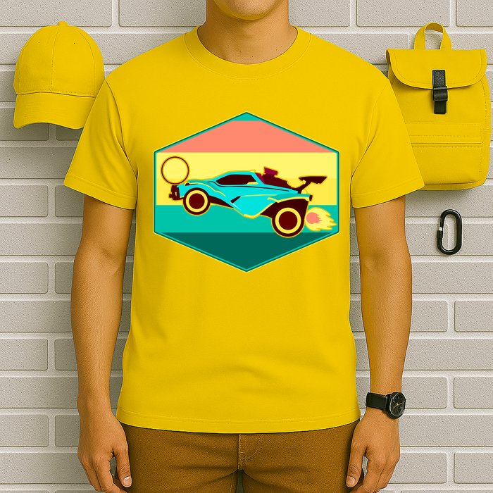 Retro Octane Rocket Soccer Vintage T-Shirt