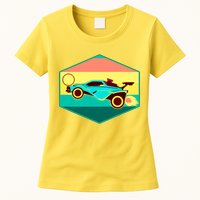 Retro Octane Rocket Soccer Vintage Womens T-Shirt