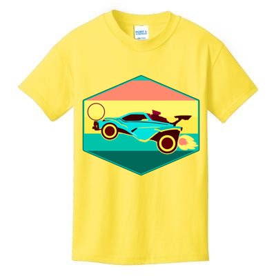 Retro Octane Rocket Soccer Vintage Kids T-Shirt