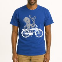Retro Octopus Bike Tall T-Shirt