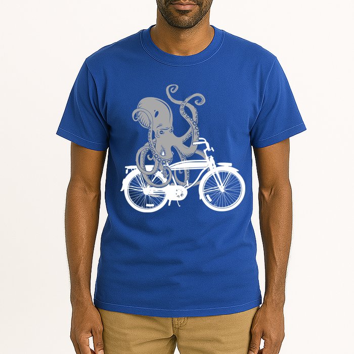Retro Octopus Bike Tall T-Shirt
