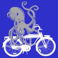 Retro Octopus Bike Tall T-Shirt