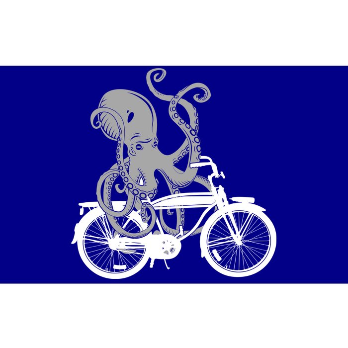 Retro Octopus Bike Bumper Sticker