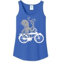 Retro Octopus Bike Ladies Essential Tank