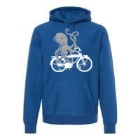 Retro Octopus Bike Premium Hoodie