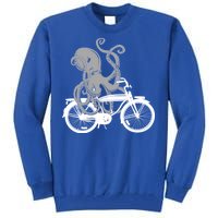 Retro Octopus Bike Tall Sweatshirt