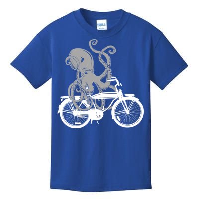 Retro Octopus Bike Kids T-Shirt