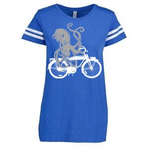 Retro Octopus Bike Enza Ladies Jersey Football T-Shirt